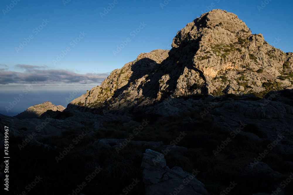 Es Castellot, 752 meters, Escorca, Mallorca, Balearic Islands, Spain Es Castellot, 752 meters, Escorca, Mallorca, Balearic Islands, Spain