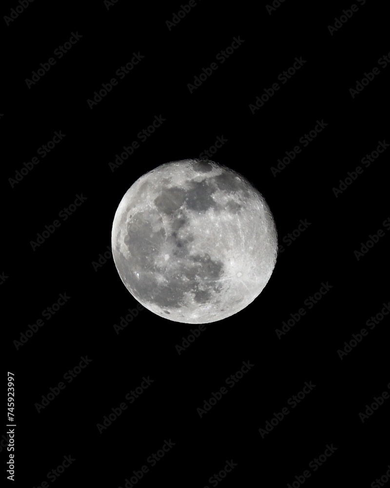 full moon and stars full moon and stars