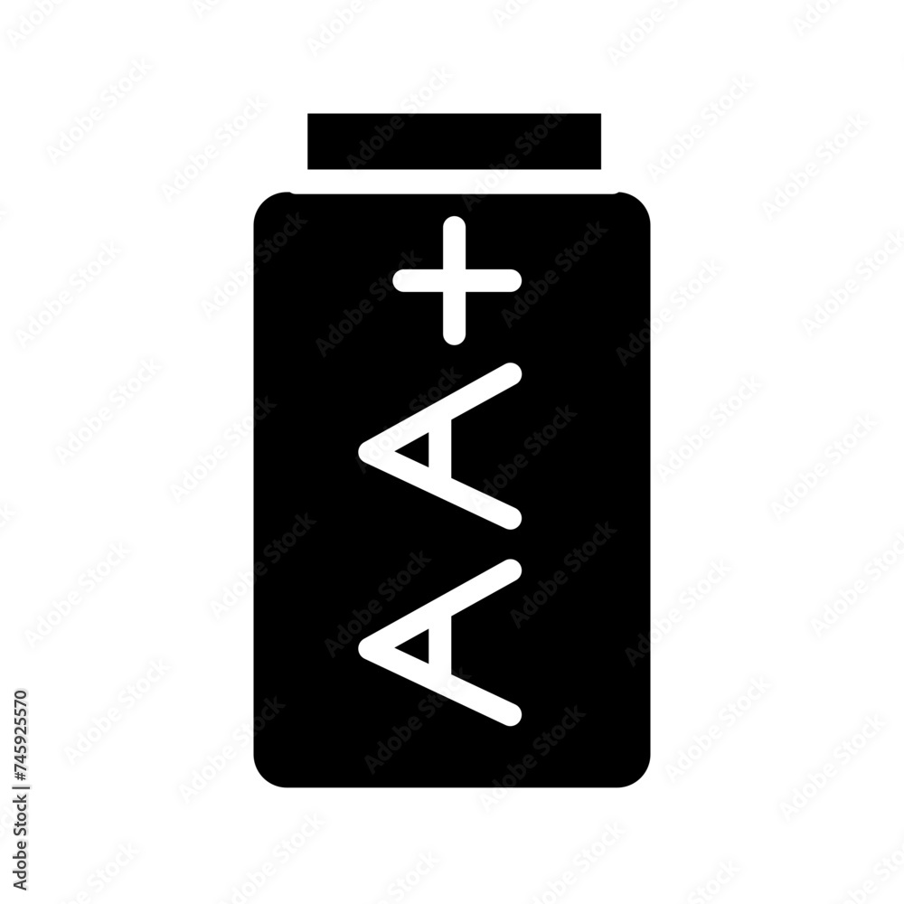 Eco Energy Power Glyph Icon Eco Energy Power Glyph Icon