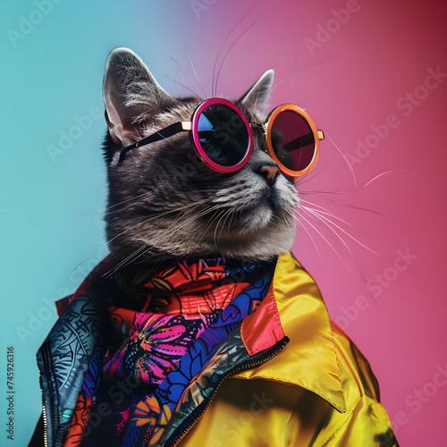 cat in sunglasses