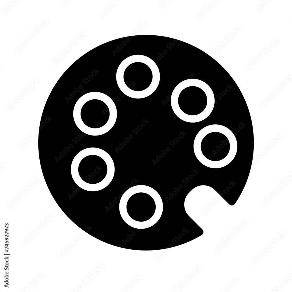 Art Color Paint Glyph Icon Art Color Paint Glyph Icon