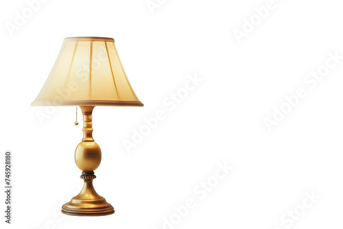 Table Lamp isolated on transparent background