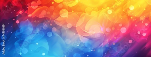 abstract background. blue, red, yellow, orange, pink