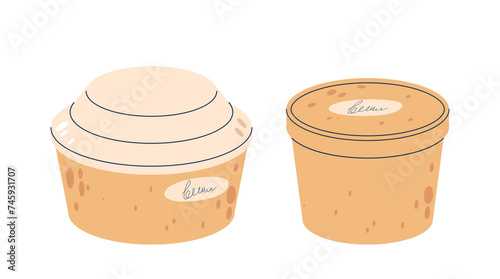 Convenient And Eco-friendly, Takeaway Soup Cardboard Packs Offer A Spill-proof Solution For On-the-go Enjoyment