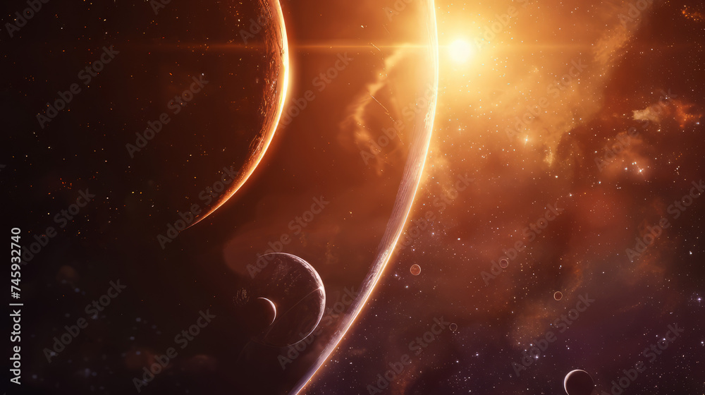 About Cosmos planets, stars, space, cosmos, universe, nebula, deep space, Stock ...