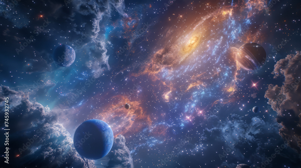 planets, stars, space, cosmos, universe, nebula, deep space,