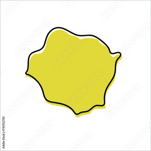 Morelos state map of United Mexican States