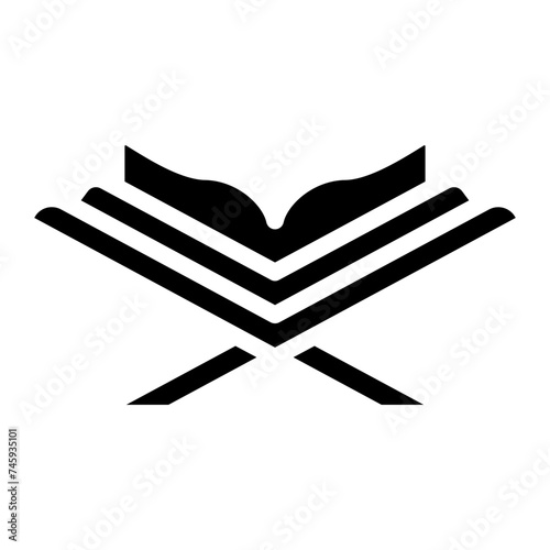 Quran glyph icon