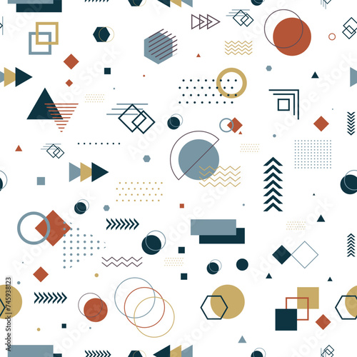 Abstract Pattern Design For Seamless Clothing and Fabric 
