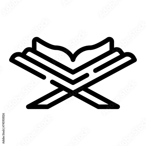 Quran line icon