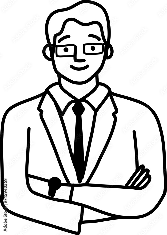 Character smiling man different age and ethnicity. Young diverse. Vector outline illustration, linear, thin line, hand drawn sketch, doodle Character smiling man different age and ethnicity. Young diverse. Vector outline illustration, linear, thin line, hand drawn sketch, doodle