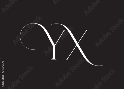  YX Logo Icon Design Template Element