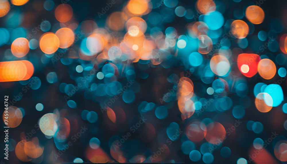 abstract background of colorful bokeh, generative ai