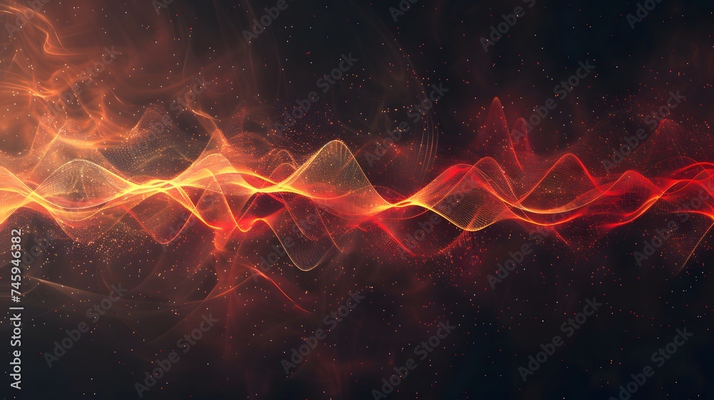 motion sound wave abstract vector background - obrazy, fototapety, plakaty 