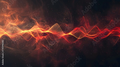 motion sound wave abstract vector background © irawan