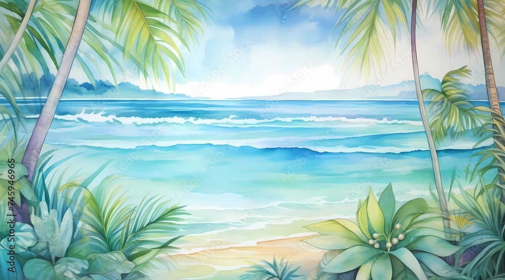 a postcard for a beach holiday, an advertising brochure of a seaside resort, summer, sun, sea, ocean a postcard for a beach holiday, an advertising brochure of a seaside resort, summer, sun, sea, ocean