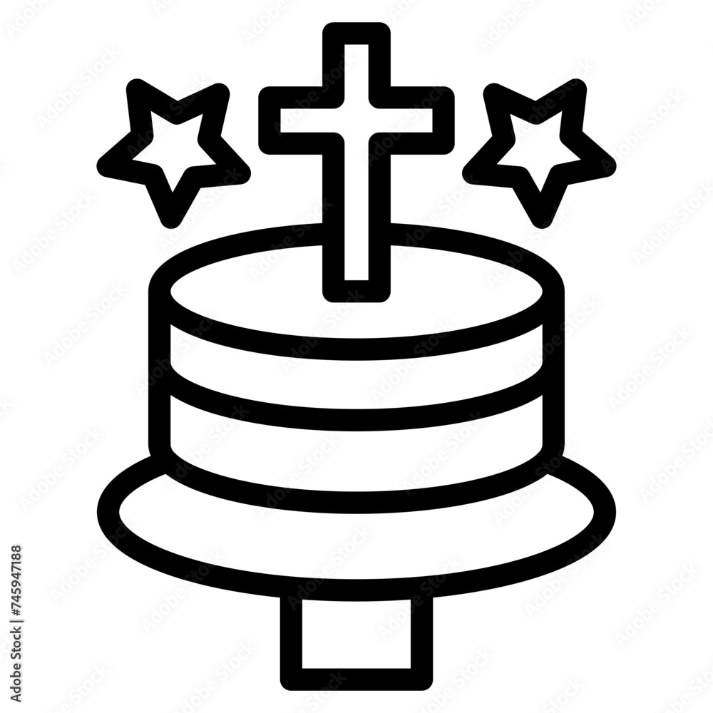 easter line icon easter line icon