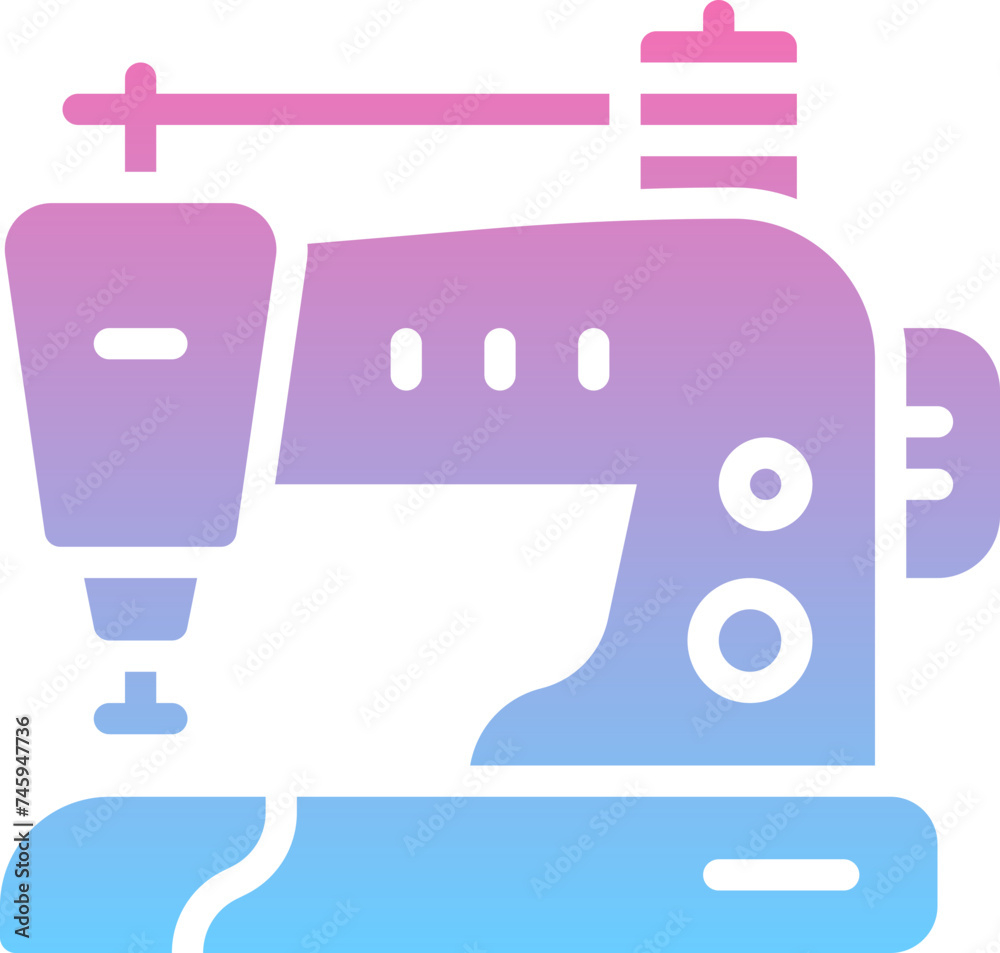 Obraz premium Sewing machine icon