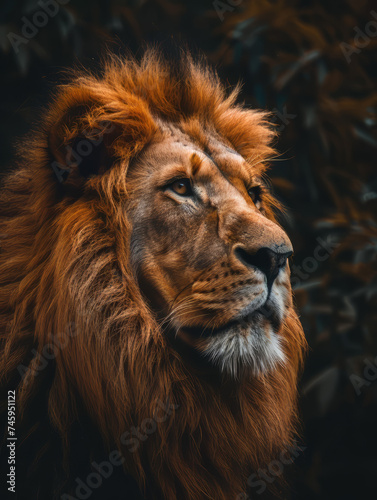 Realistic Lion Portrait