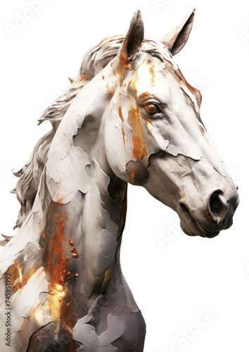 Marble Art Horse