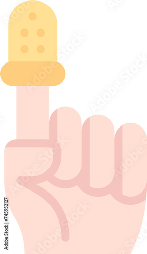 Finger thimble icon