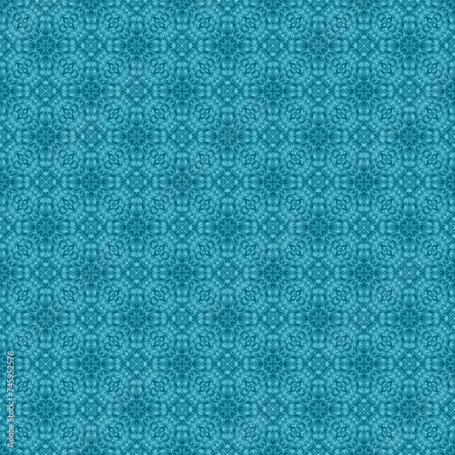 Retro Vektor Hintergrund blau mit Muster, Textur und Ornamenten - Design Element Vorlage - Vintage Tapete Musterung