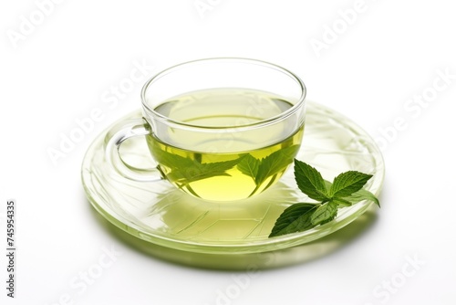 colorful green tea background