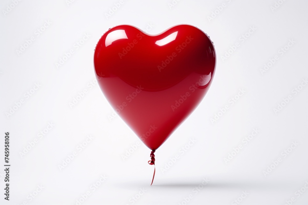 a red heart shaped balloon a red heart shaped balloon