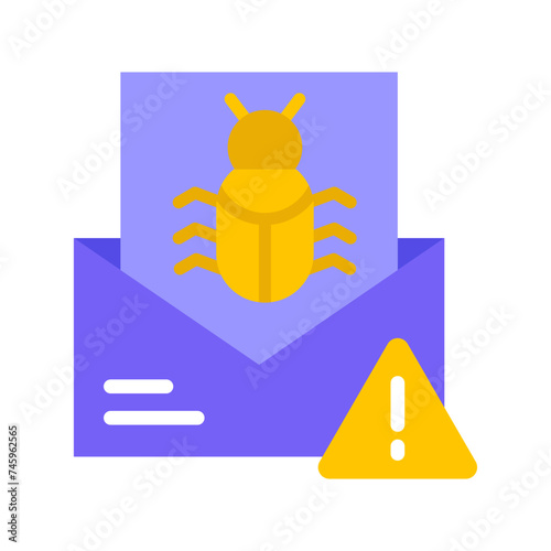 Spamming mailbox icon	