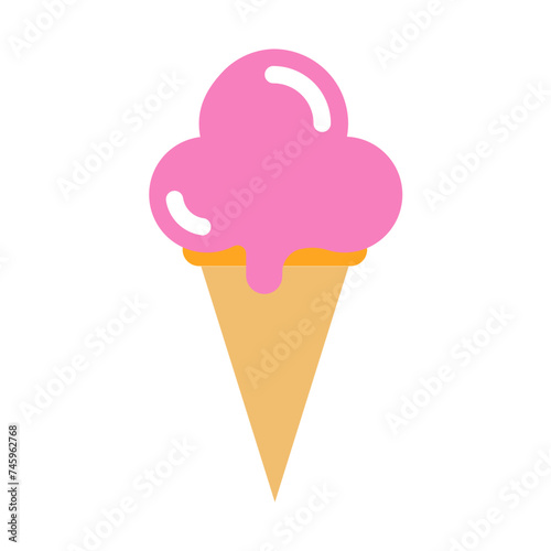 Ice Cream Flat Style