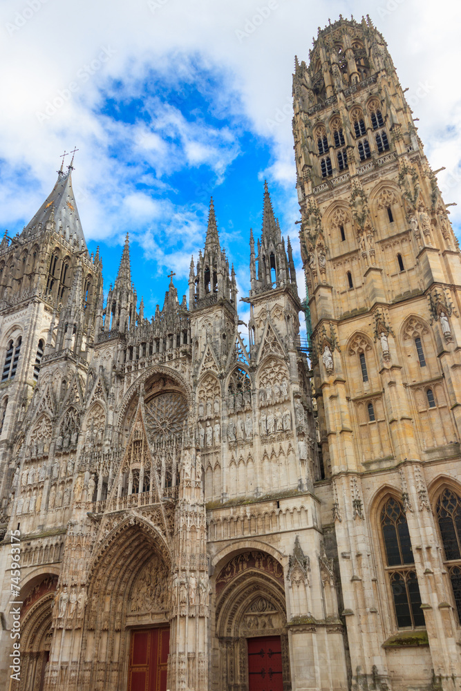 Cathedral Notre Dame of Rouen in France