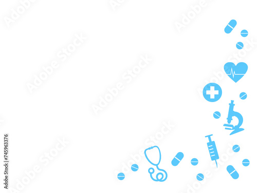 National Doctors Day medical white background photo