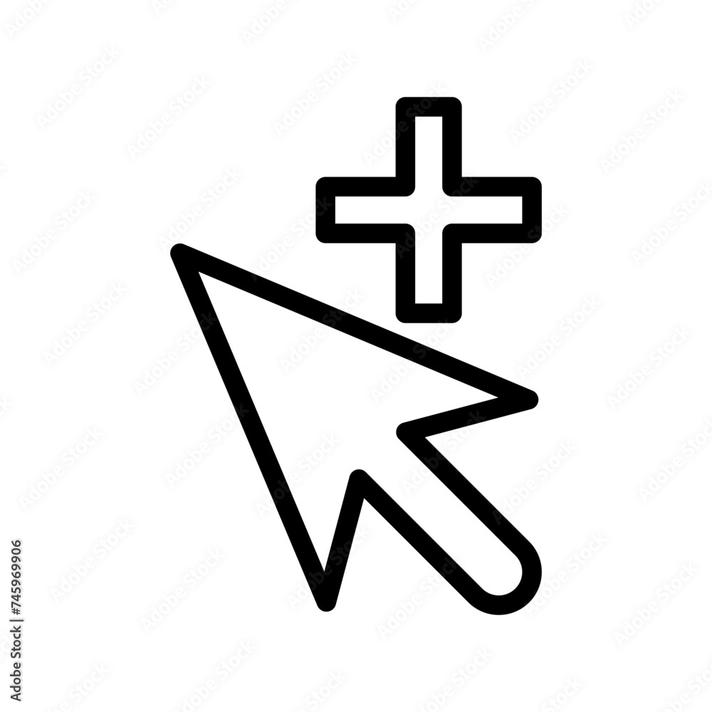 Obraz premium Cursor icon