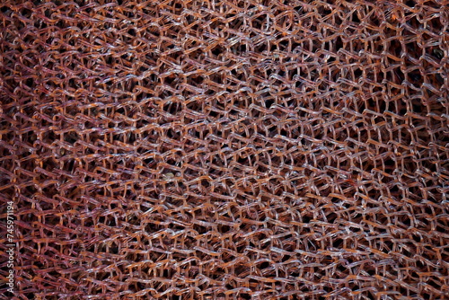 Copper, copper parts, spirals and meshes.