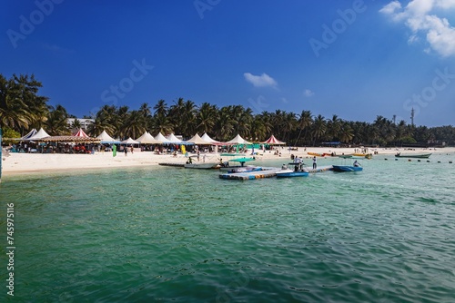 Beach Shacks and Water Sports on Agatti Island, Lakshadweep