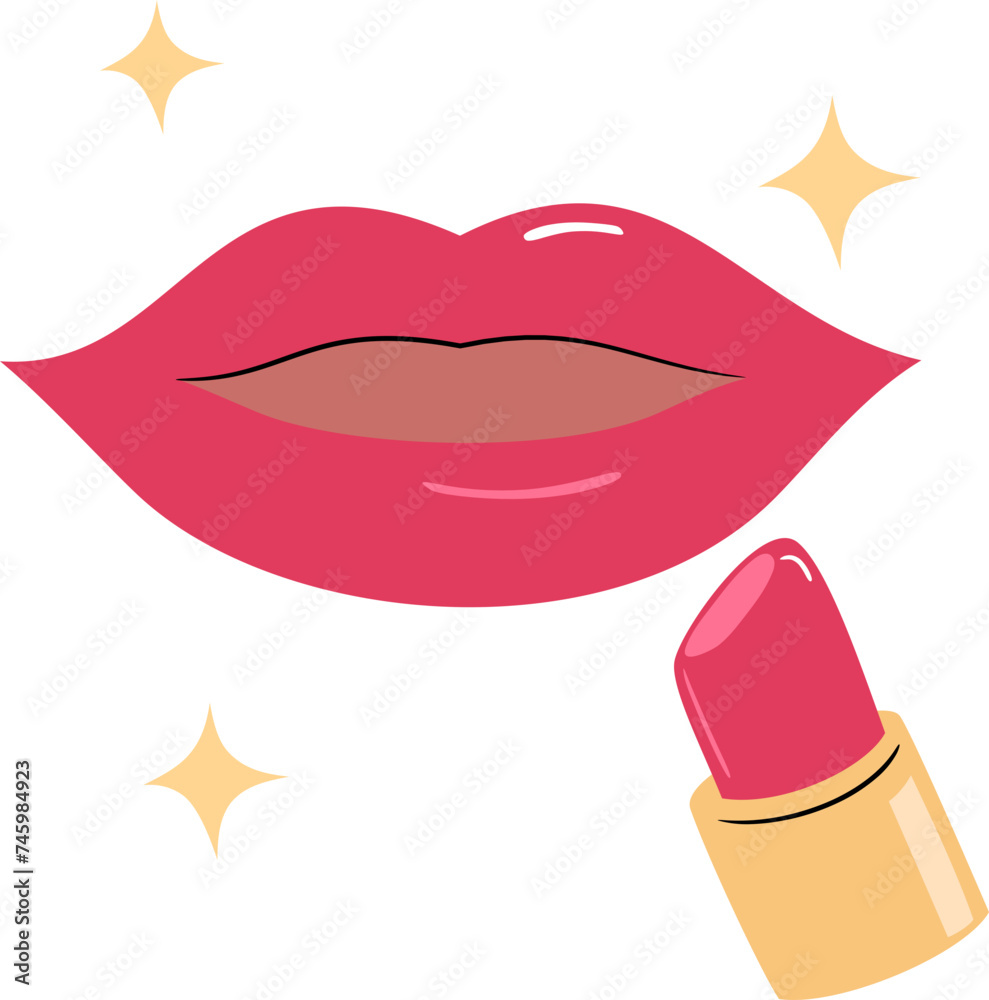 Obraz premium Lipstick Illustration