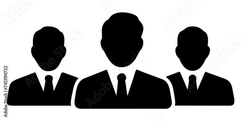 silhouettes of people