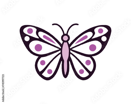 Butterfly Logo Letter X design vector template.