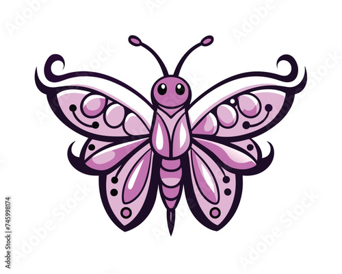 Butterfly Logo Letter X design vector template.