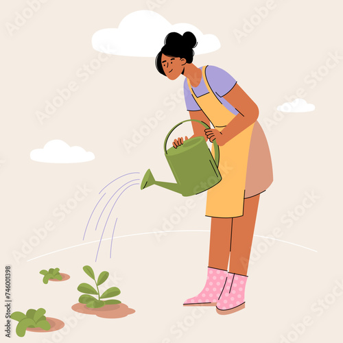 pring gardening concept.