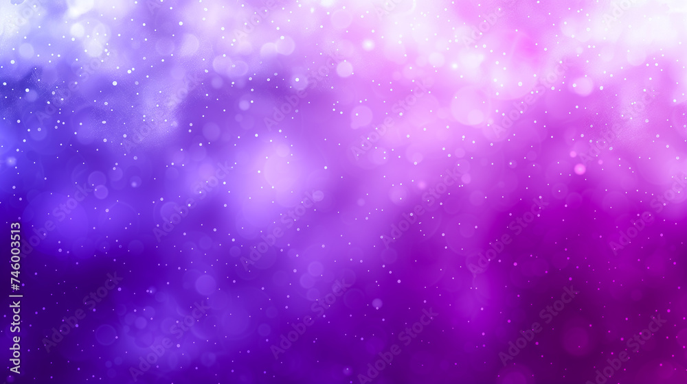 Abstract purple background with blurred lights and copy space for text.