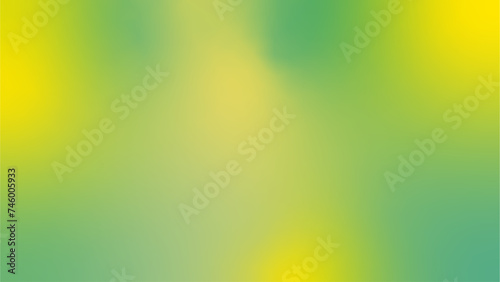 Abstract soft gradient background vibrant yellow and green shaded effect blurred natural colours Brazil flag  photo
