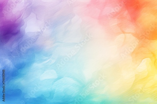Soft watercolor texture in pastel rainbow colors - Delicate and soft watercolor texture in calming pastel colors, evoking a gentle and soothing abstract art piece