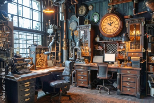 Room Filled With Various Types of Clocks