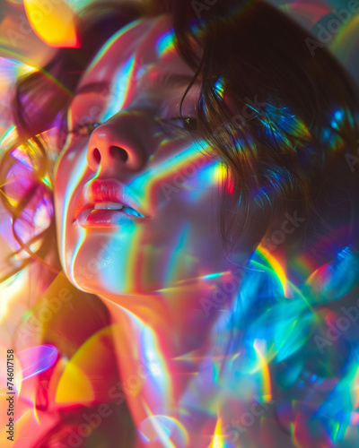 Iridescent Enchantment: A Dazzling Fusion of Color and Light
