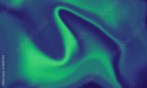 abstract gradient digital noise. dark blue, green gradient grainy background. Abstract lo-fi background.