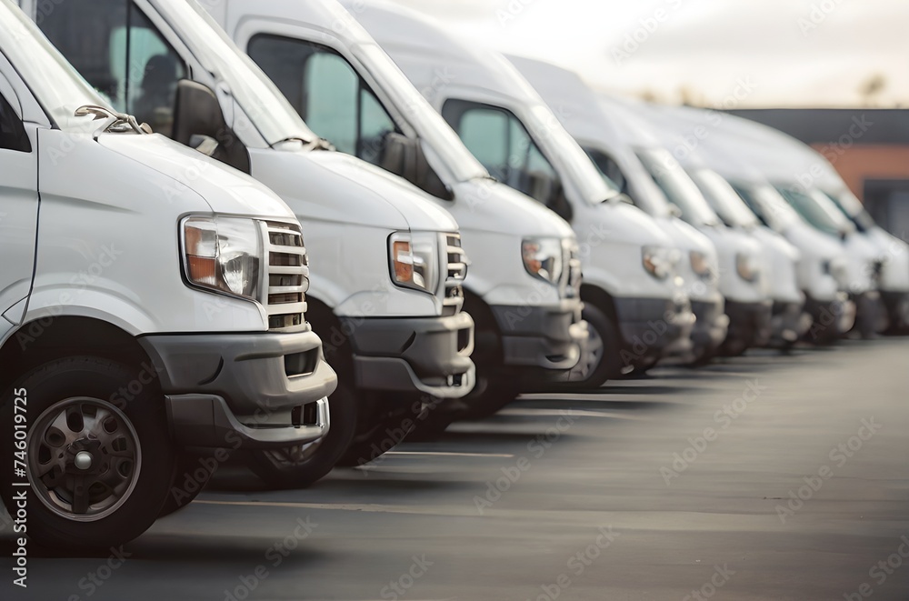 truck on the road.generative ai truck on the road.generative ai