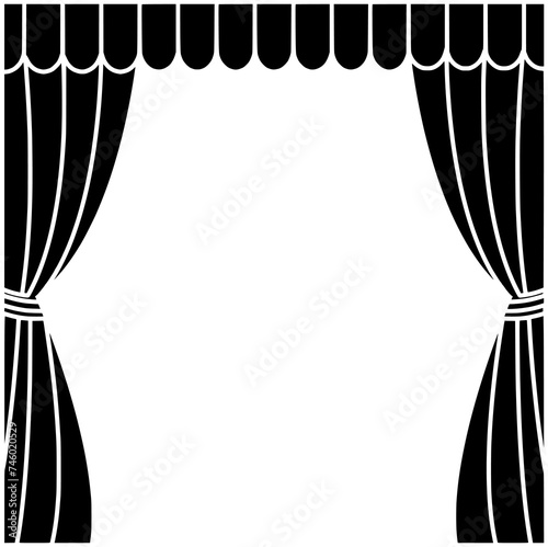 carnival illustration circus silhouette festival logo tent icon amusement outline entertainment fair show performance cirque arena event festive marquee shape of show performance for vector graphic ba
