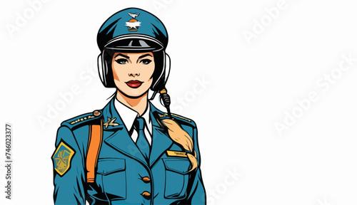 Una piloto de aviones