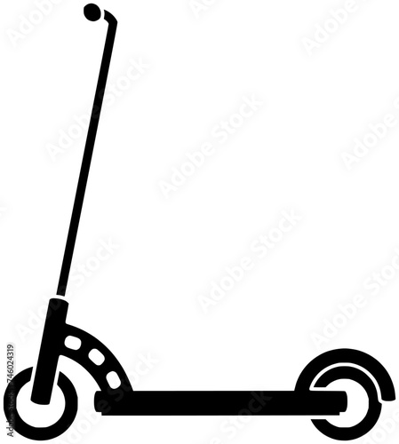active illustration sport silhouette push outline logo outline icon ride outline road scoot scooter skate slide preschool street toddler toy shape of scoot scooter for vector graphic background
